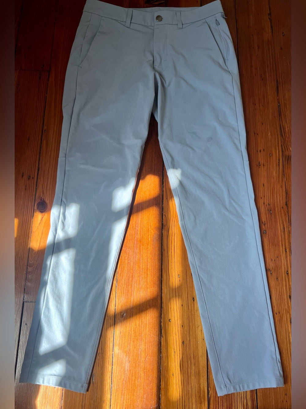 Lululemon Men's Pants Size 31 X 31, Gray, Performance Stretch Athletic Chino
